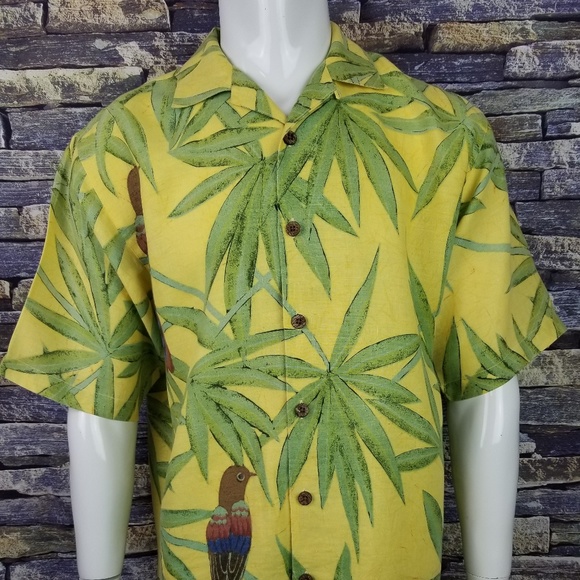Tommy Bahama Other - Tommy Bahama Tropical Hawaiian Linen Shirt Medium